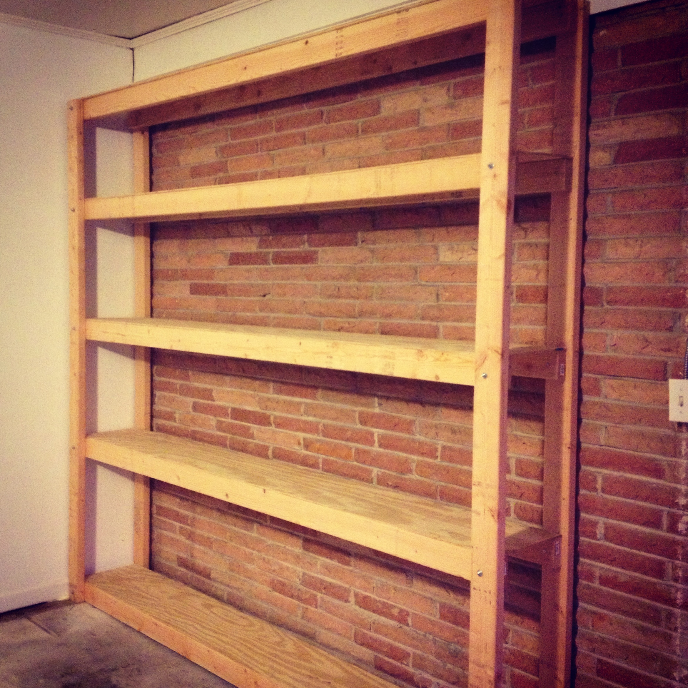 How to Build Shelves for your Garage - Parties for Pennies