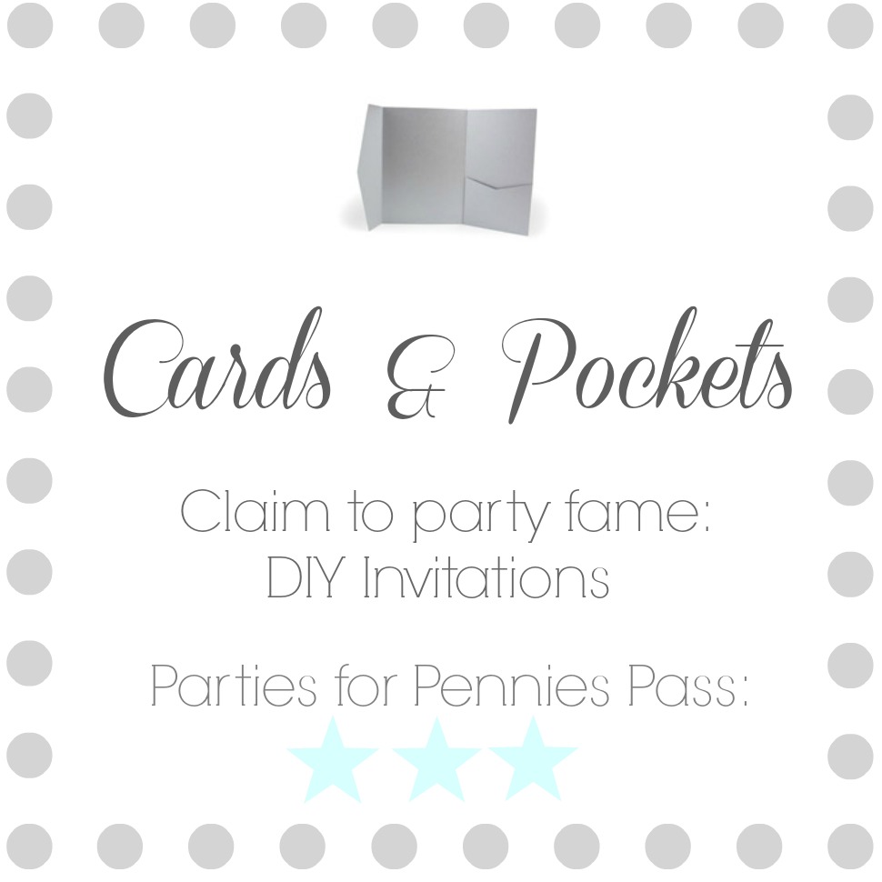 Party Supply - Cards & Pockets