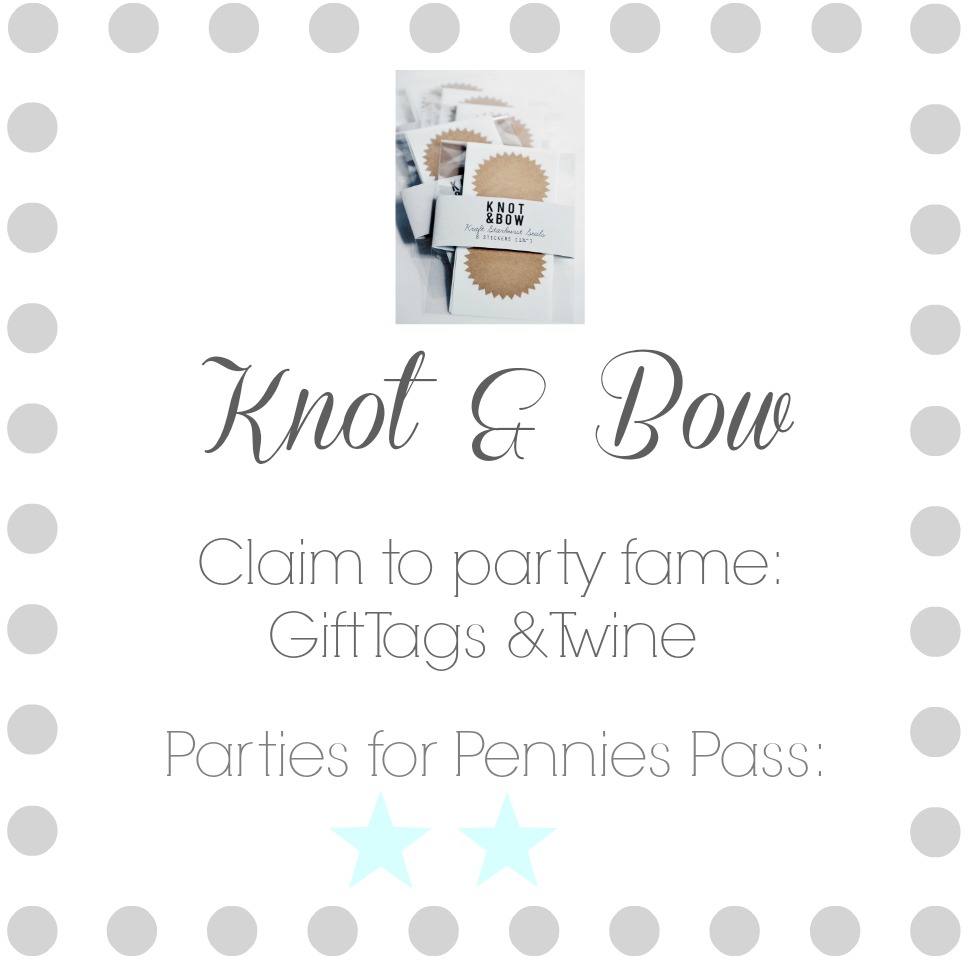 Party Supply - Knot & Bow