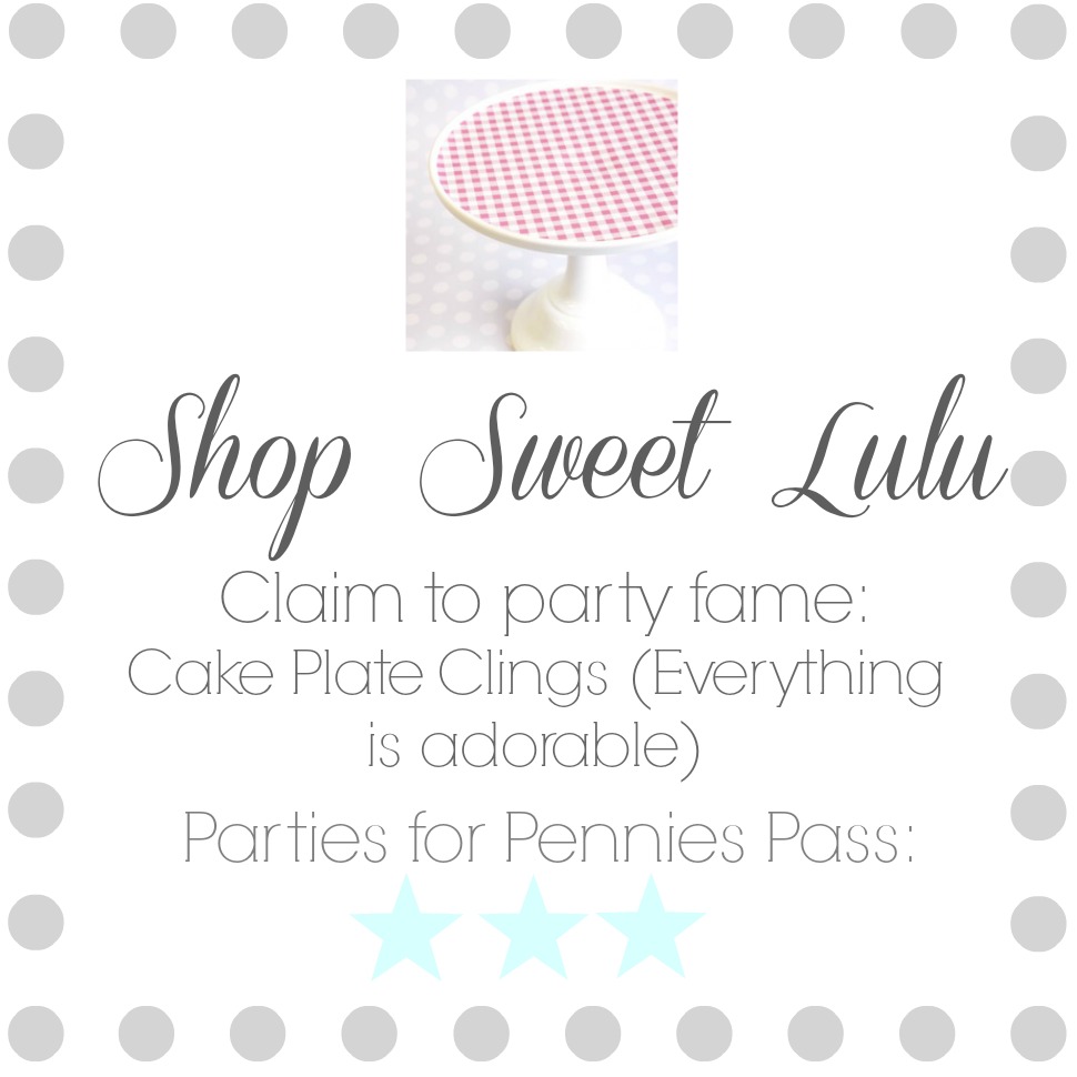 Party Supply - Shop Sweet Lulu