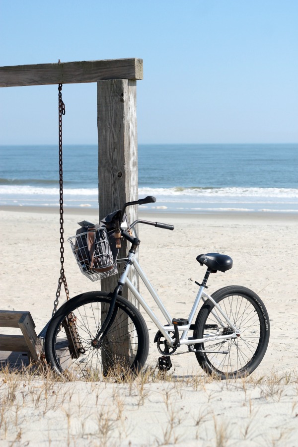 Tybee Sleepover - Bike at the beach