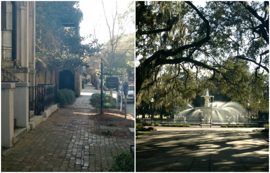 Tybee Sleepover - Savannah Streets & Fountain