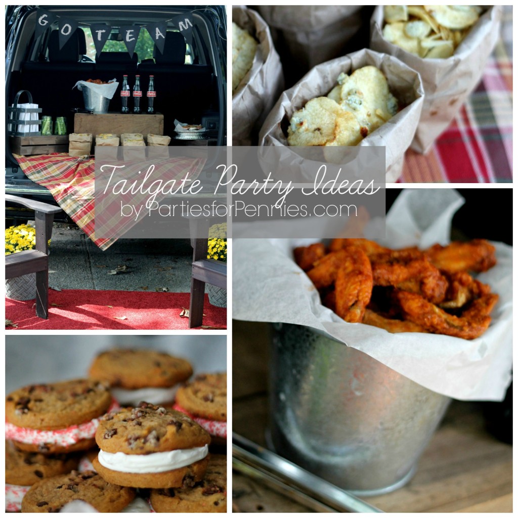 Tailgate Party Ideas | PartiesforPennies.com | #tailgate #superbowl #football #partyplanning