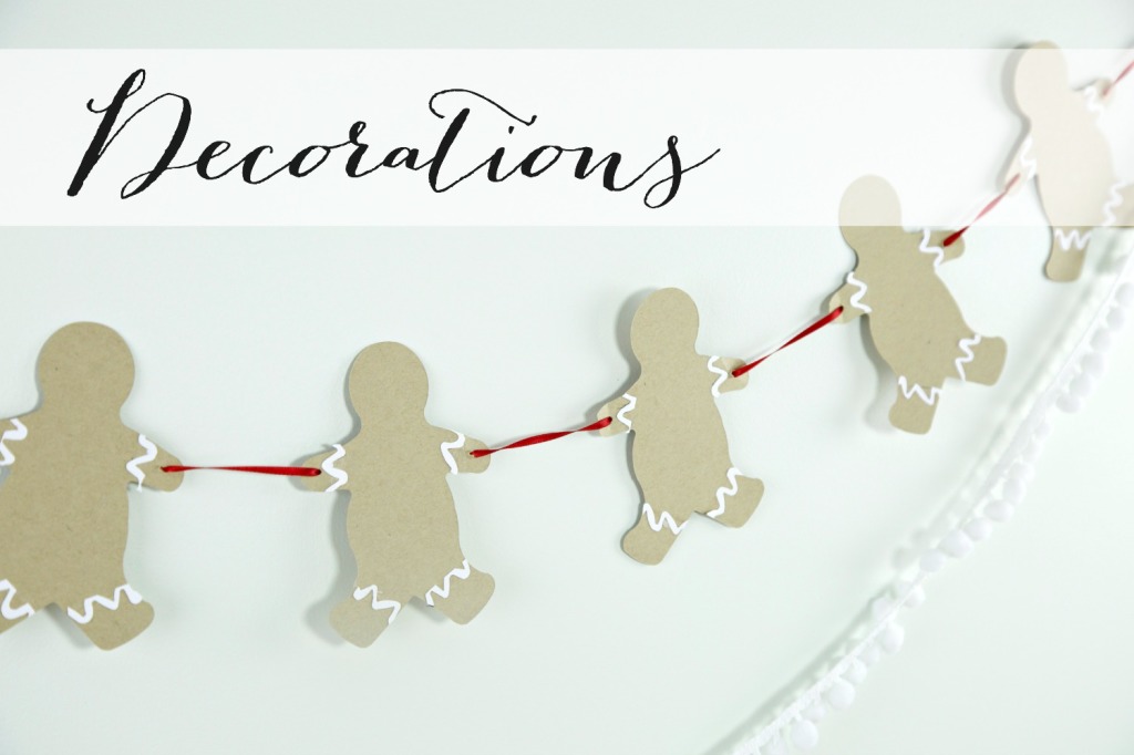 Gingerbread Cookie Party |Decorations | PartiesforPennies.com | #Sizzix #Christmas #holiday 