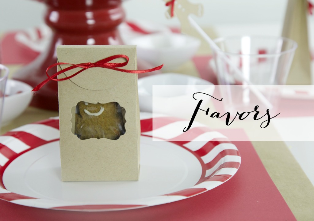 Gingerbread Cookie Party |Favors | PartiesforPennies.com | #Sizzix #Christmas #holiday 