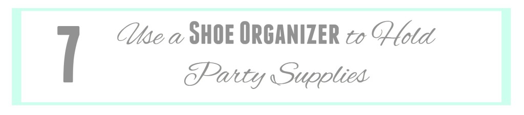 Party Supply Organization Ideas | PartiesforPennies.com | #organization #organizing #partysupplies