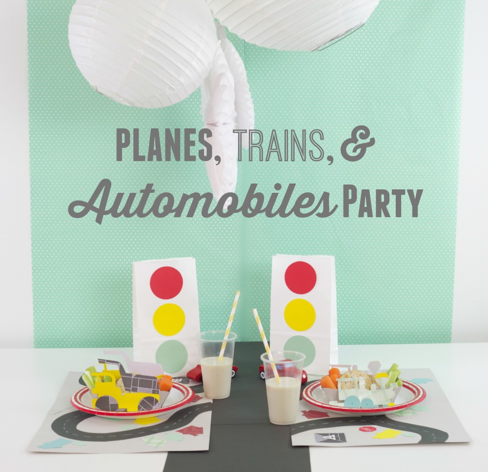 Planes, Trains, & Automobiles Party | PartiesforPennies.com | #transportationparty #kidsparty #kidsbirthday #boysbirthday