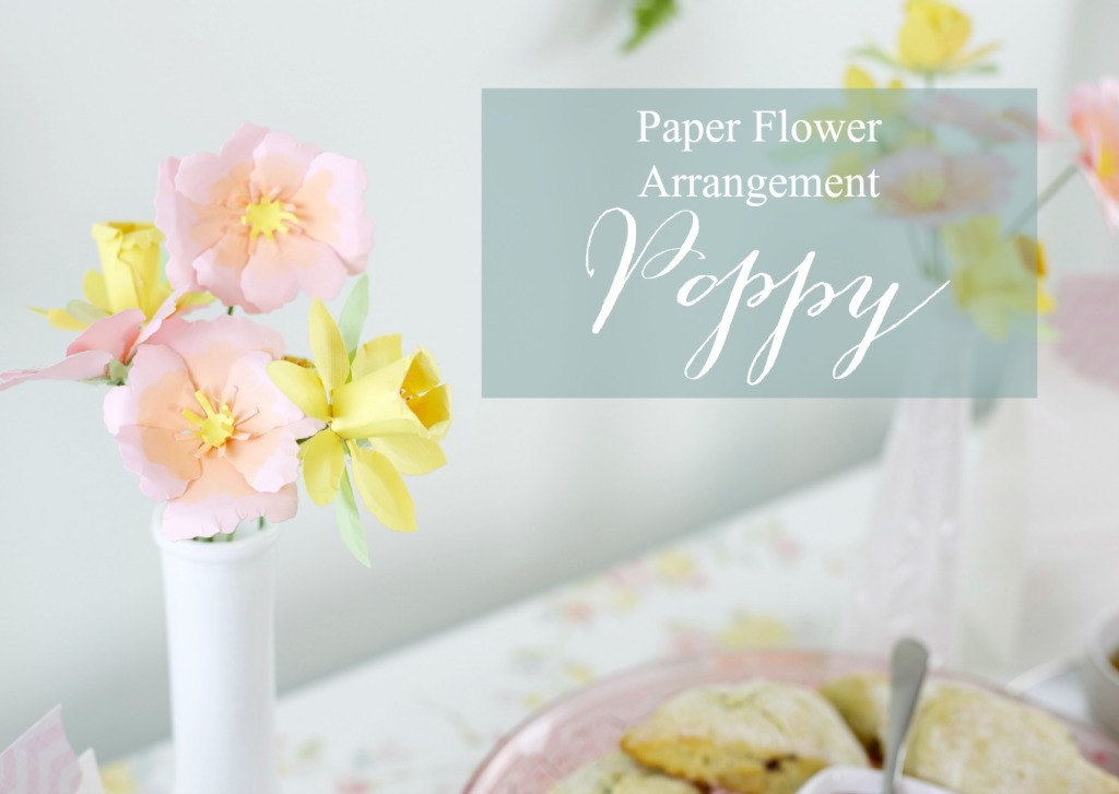 How to Throw a Tea Party with Sizzix | How to make a Poppy Paper Flower