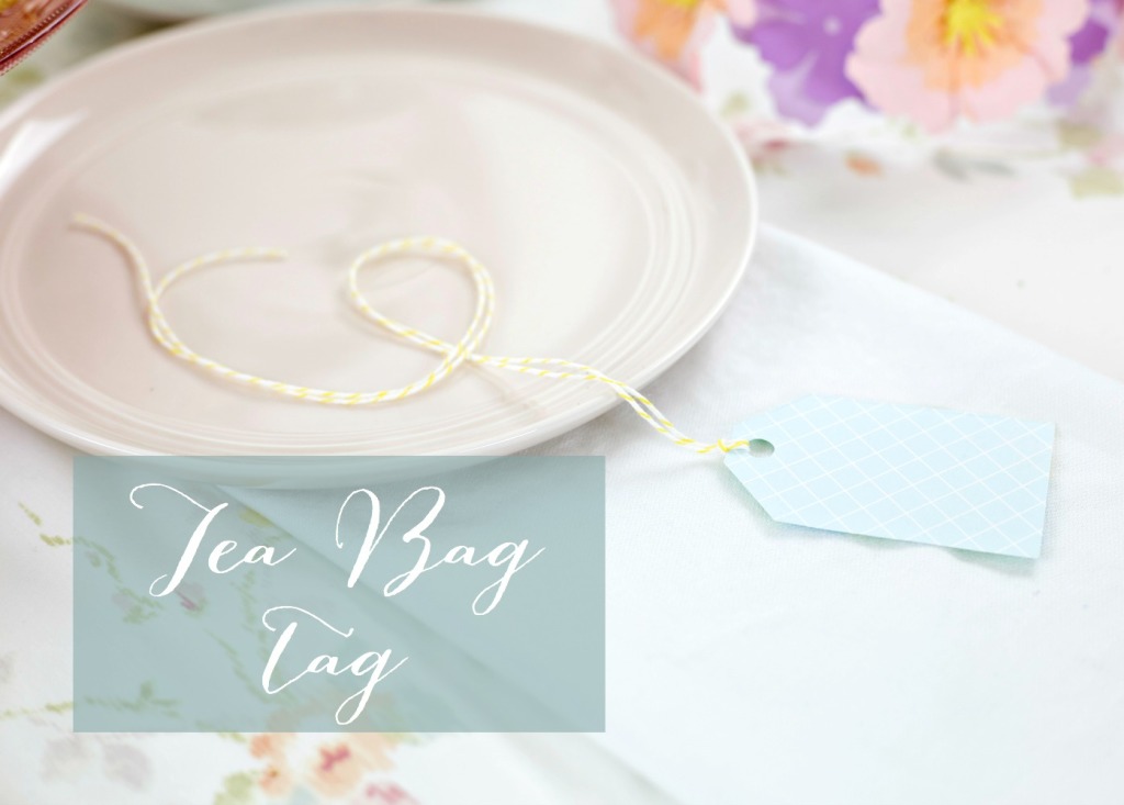 How to Throw a Tea Party with Sizzix | Tea Bag Tag and Place Card