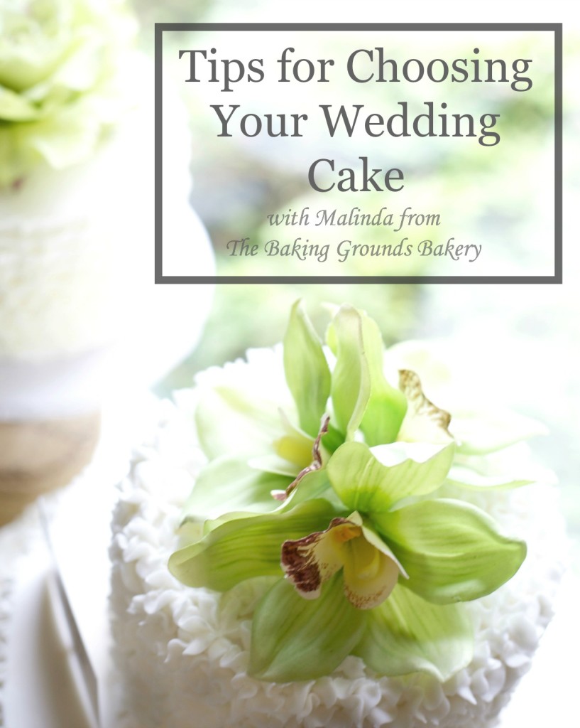 Tips for Choosing Your Wedding Cake | Wedding Cake Tips | The Baking Grounds | PartiesforPennies.com | #wedding #weddingcake #weddingtips #budgetfriendly 