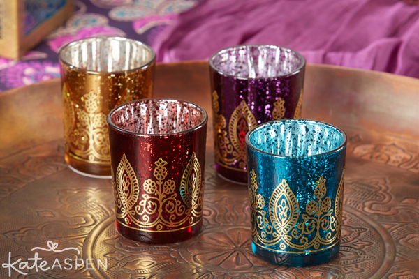 Jewel-Toned Indian Party | Votives | PartiesforPennies.com
