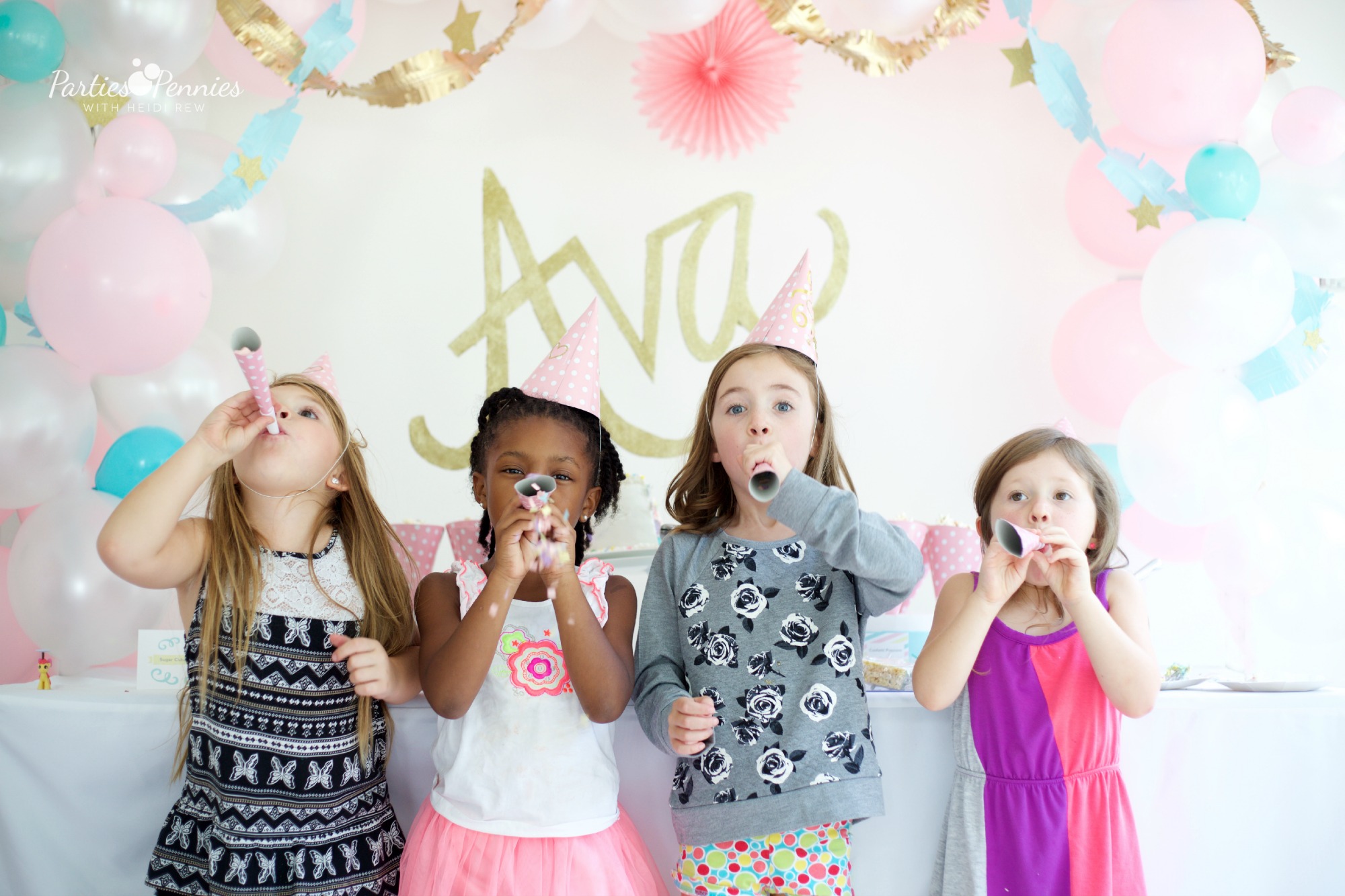 How to throw a PONY PARTY | PartiesforPennies.com | My Little Pony | Pinkie Pie | Girl Birthday Party 