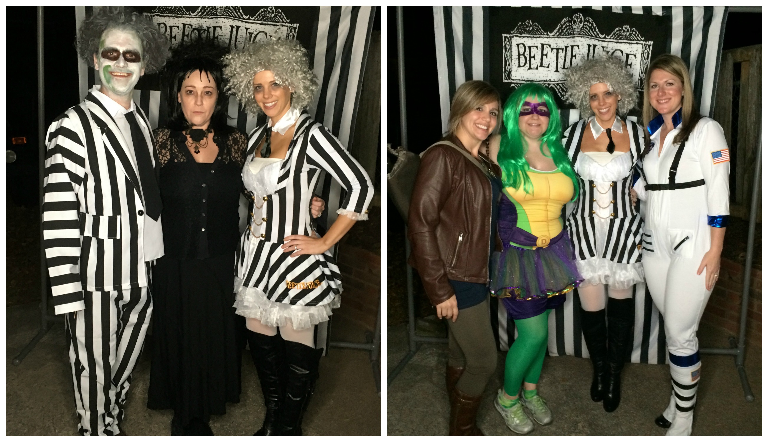 Beetlejuice Halloween Party - Guest Collage 1