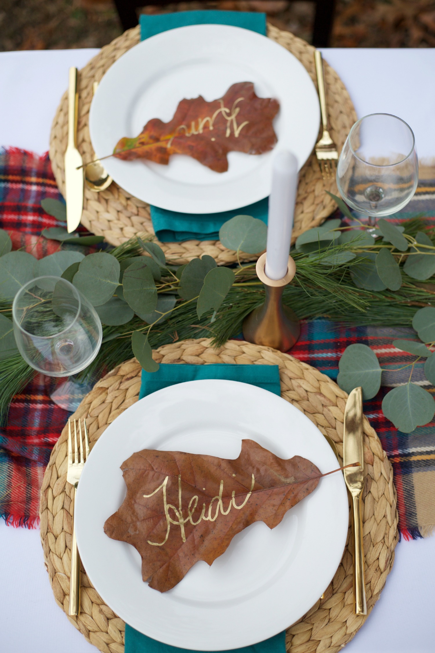 Holiday or Christmas Tablescape How To Video