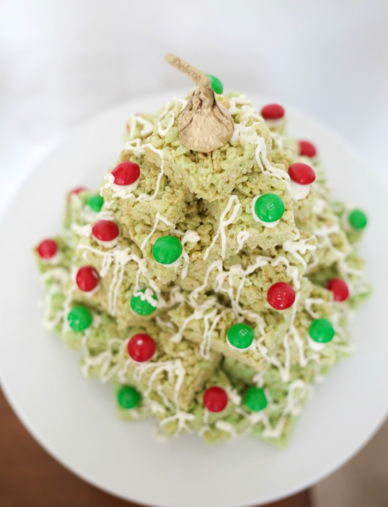Rice Krispy Christmas Tree Treat - Parties for Pennies