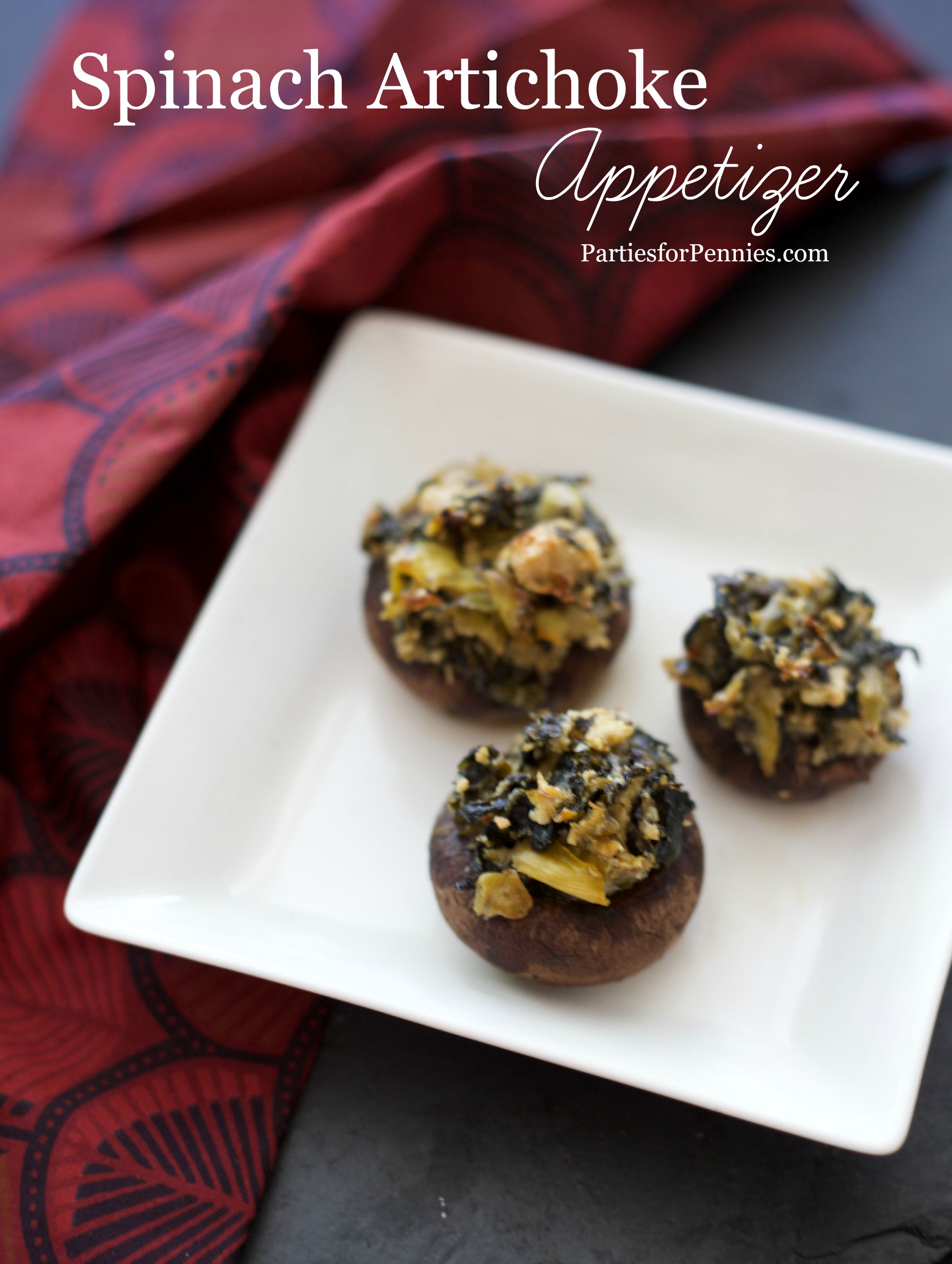  Spinach Artichoke Appetizer by PartiesforPennies.com | 20 Budget-Friendly Appetizers