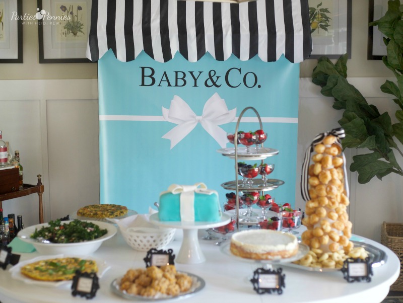 Breakfast at store tiffany's baby shower