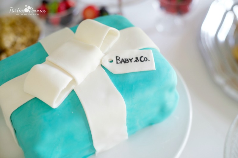 Breakfast at Tiffanys, Cake, tiffany box cake, fondant