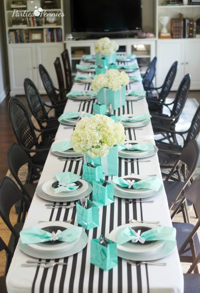 Breakfast At Tiffanys Baby Shower Parties For Pennies