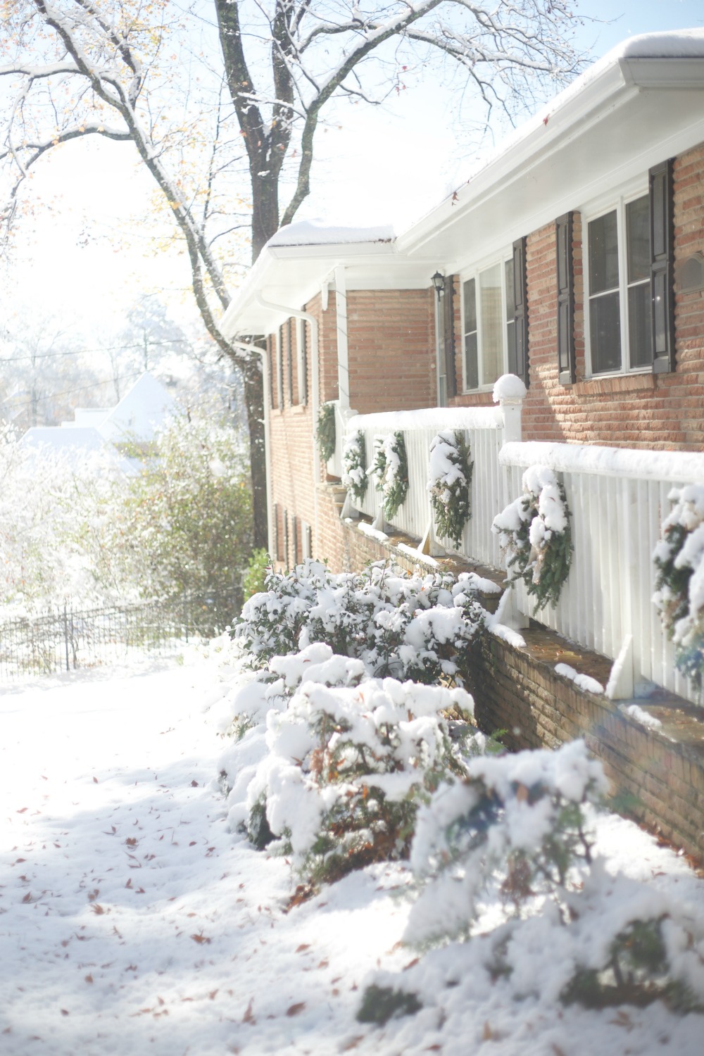 Snowy Christmas Exterior